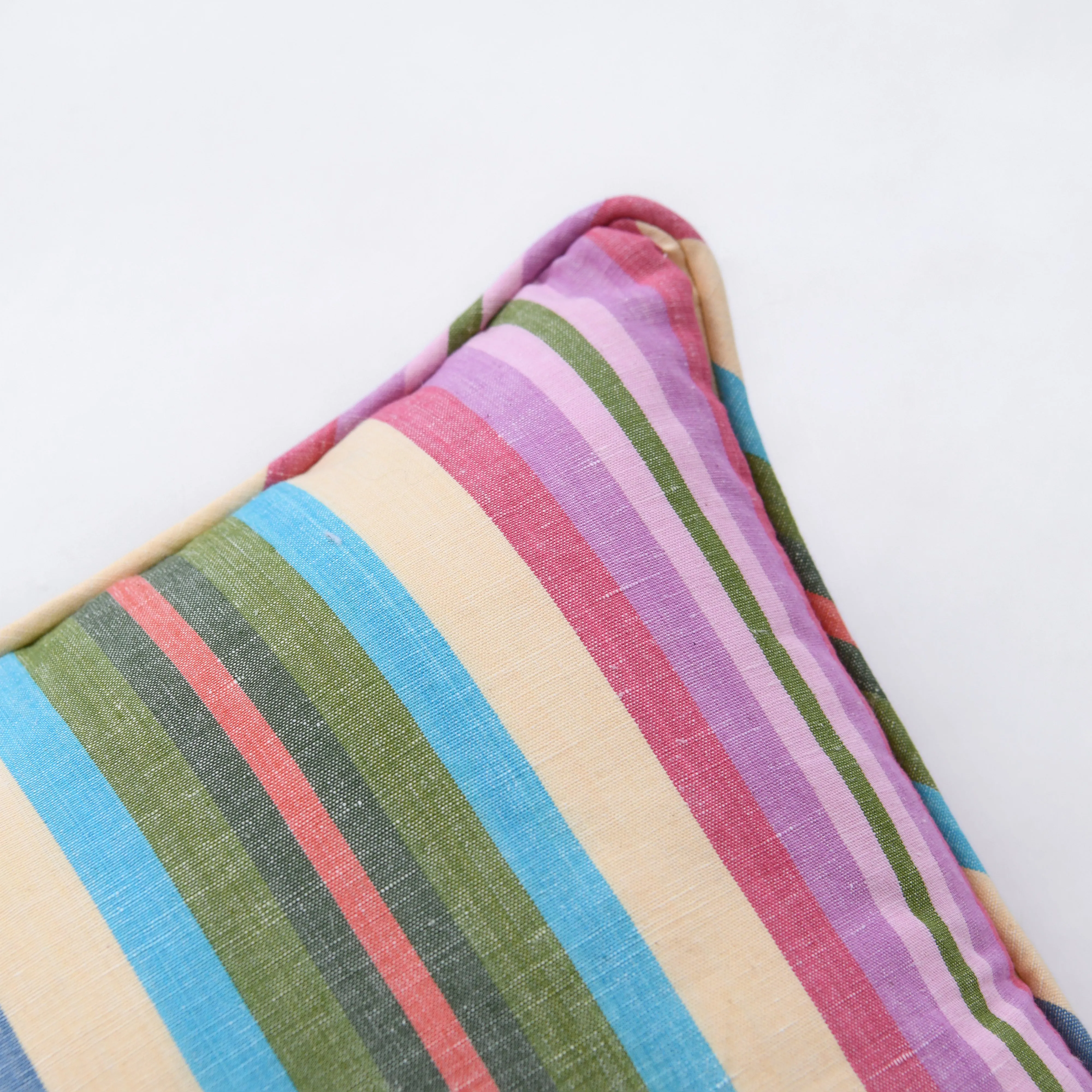 20" Mini Rainbow Square Pillow