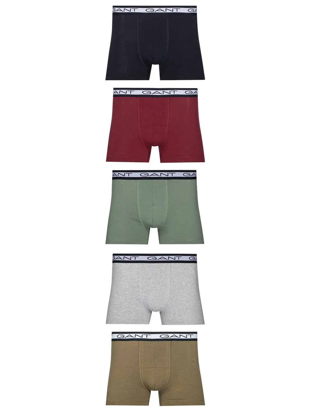 5 Pack Basic Trunks Cabernet Red