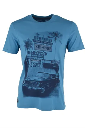 5th Shore Surf Shop El Coyote Cotton blue T-Shirt