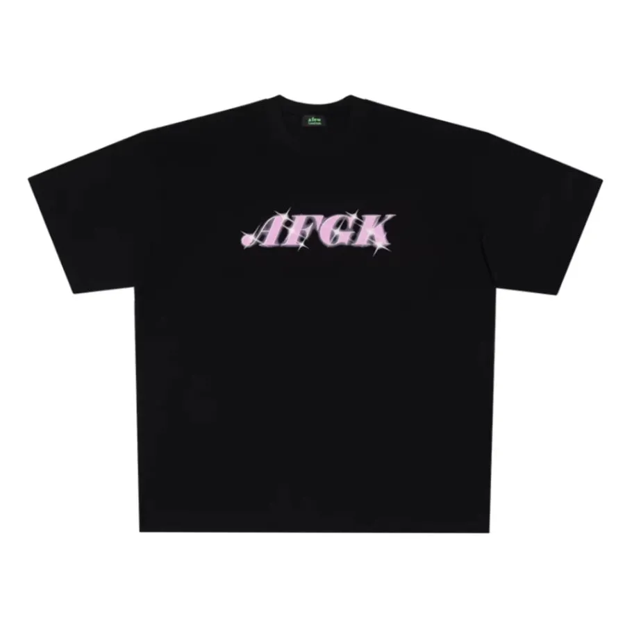 A Few Good Kids Heavy Glitter Pink Tee