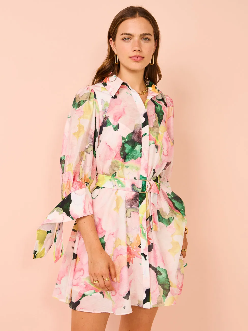 Acler Merrylands Mini Dress in Daphne Posy