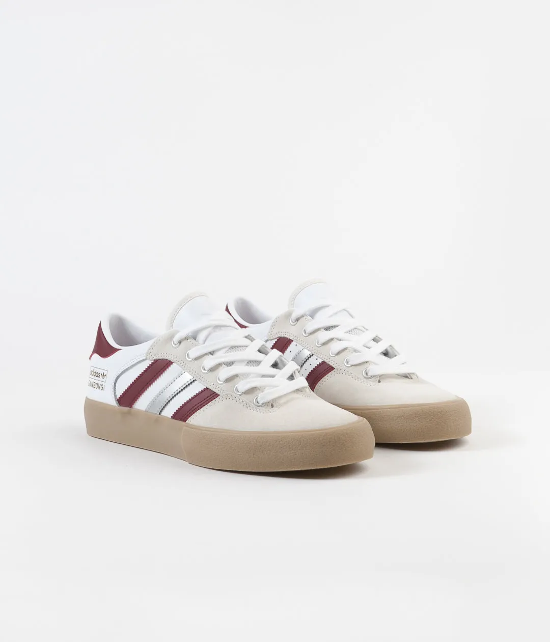 Adidas Matchbreak Super 'Shin Sanbongi' Shoes - White / Collegiate Burgundy / Gum4