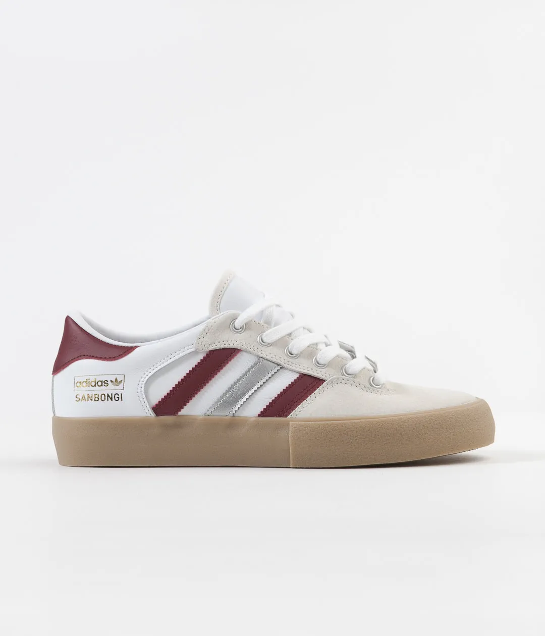 Adidas Matchbreak Super 'Shin Sanbongi' Shoes - White / Collegiate Burgundy / Gum4