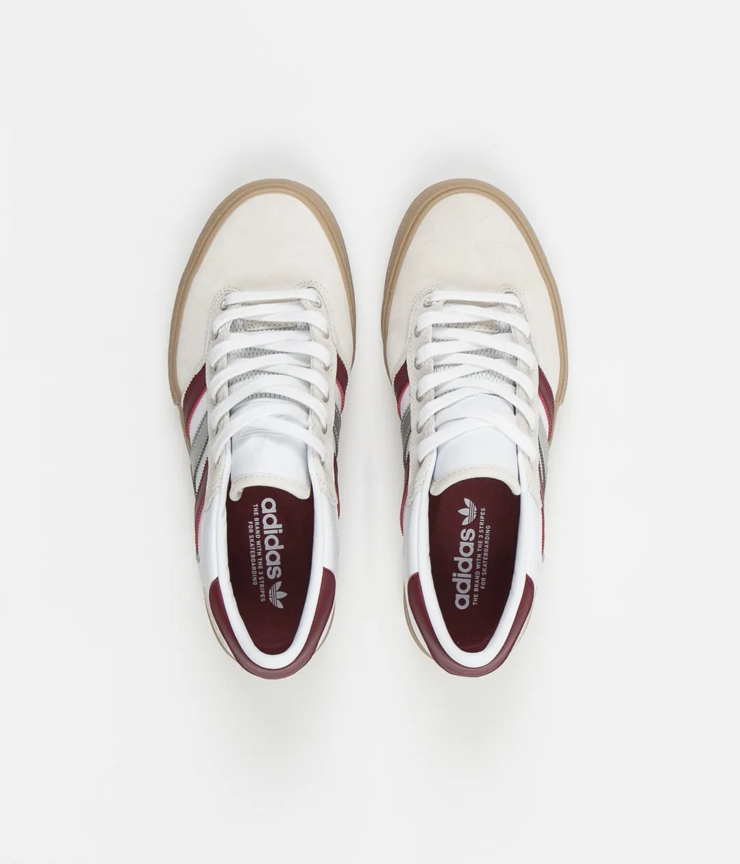 Adidas Matchbreak Super 'Shin Sanbongi' Shoes - White / Collegiate Burgundy / Gum4