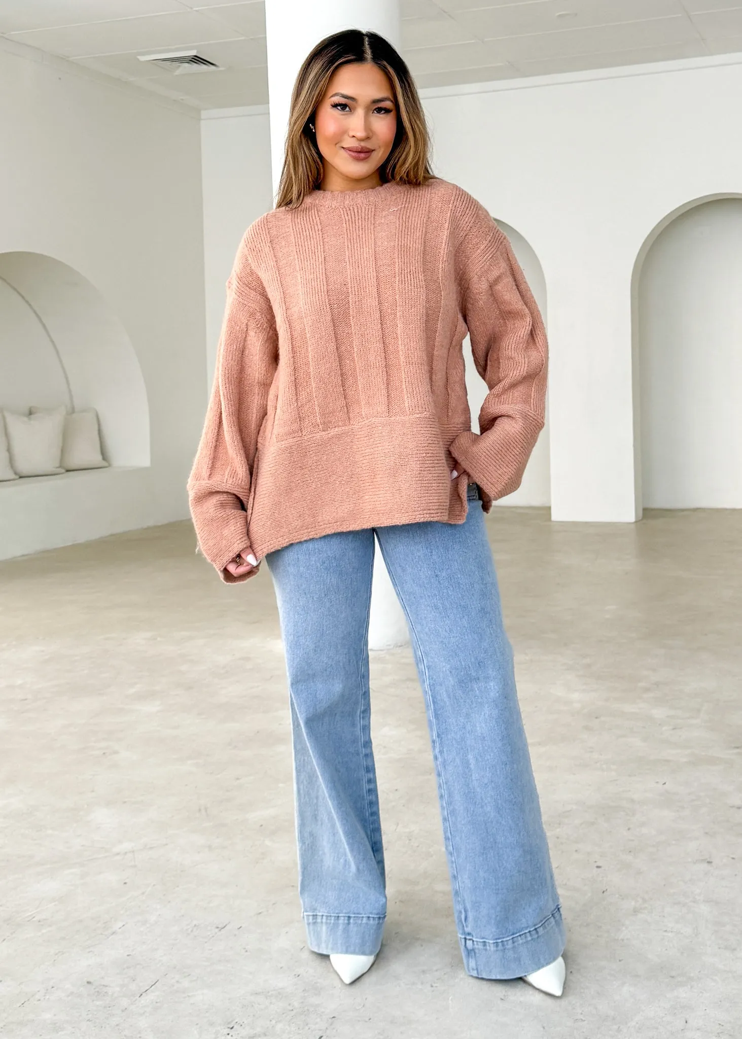 Adnorra Sweater - Rose