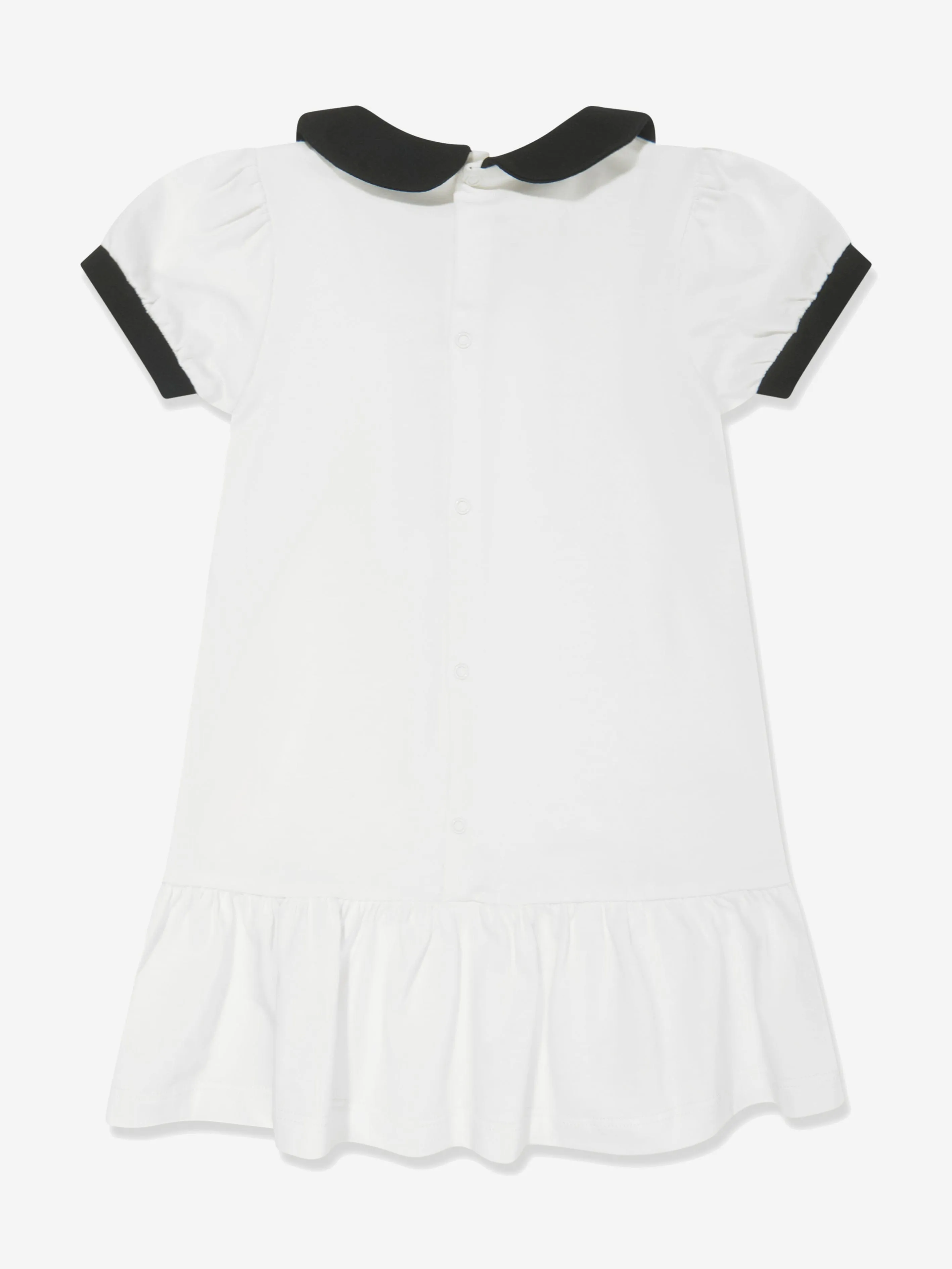 Aigner Baby Girls Logo Print Dress in White