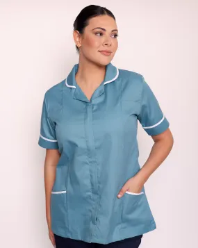 Alcott Ladies Healthcare Tunic - Teal / White