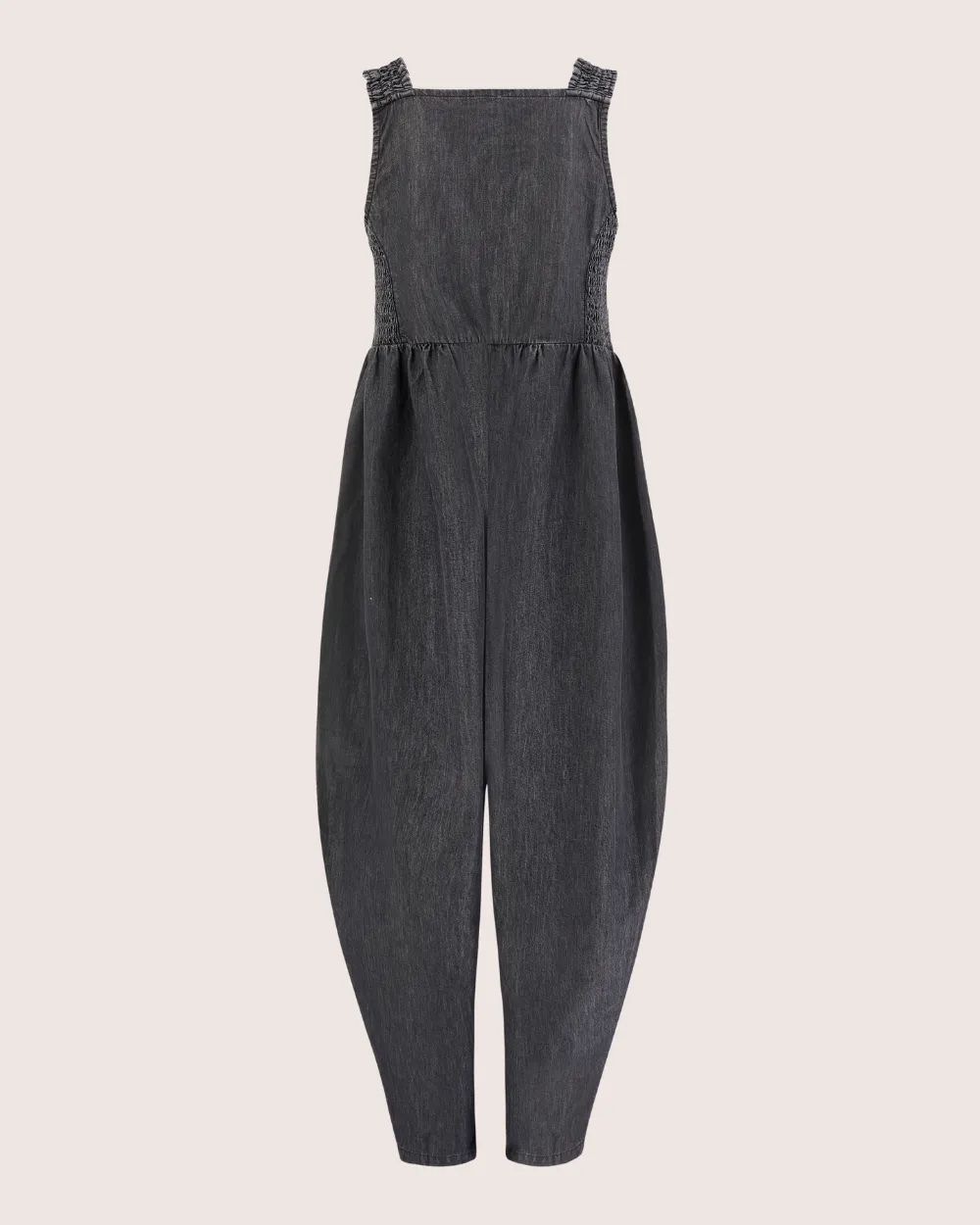 Alice Black Denim Dungarees