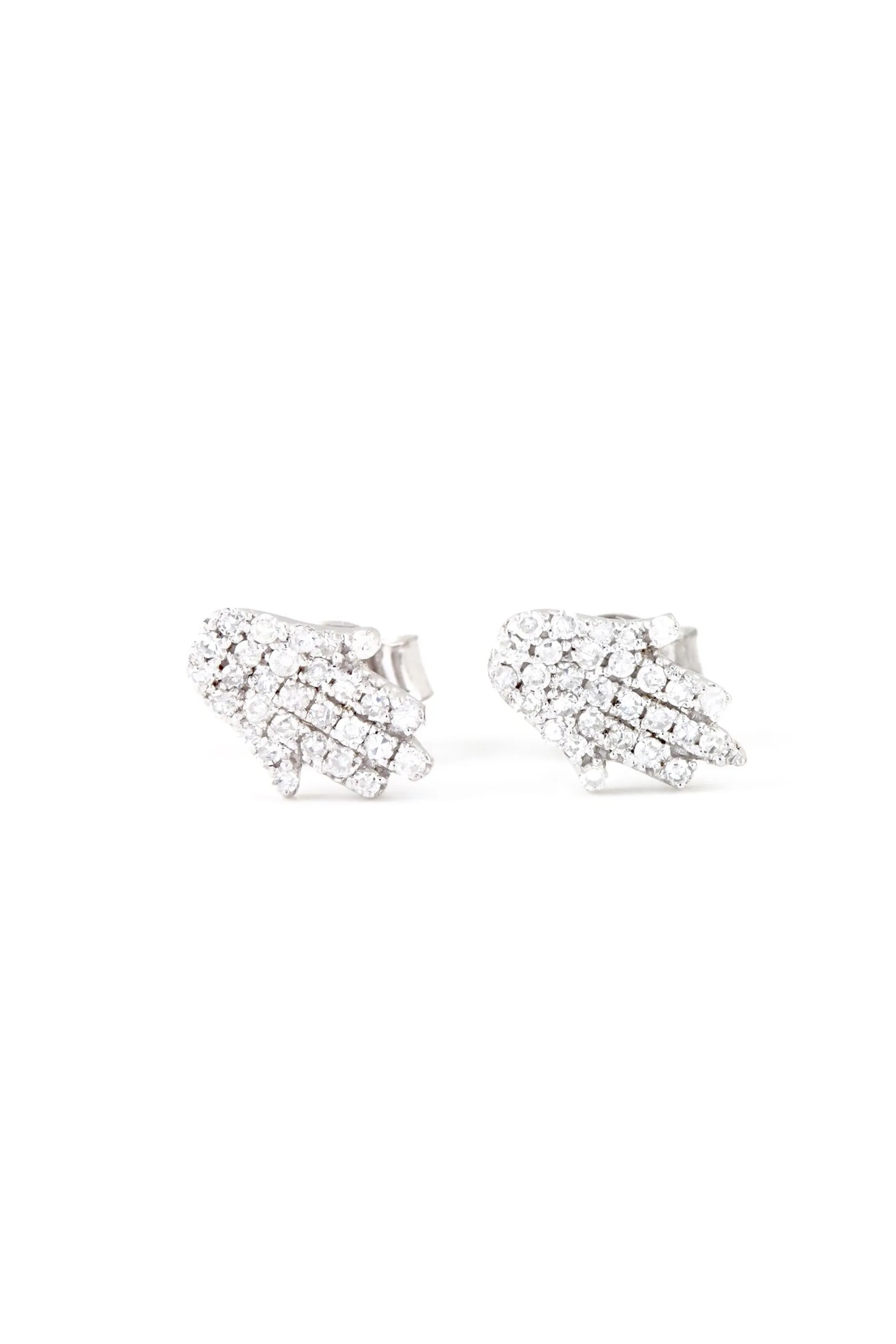 Alouette Design
 Hamsa Studs - Silver