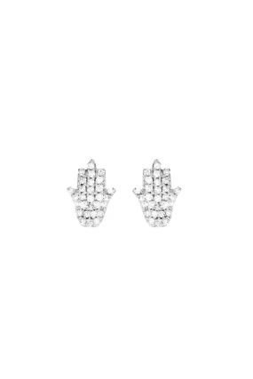 Alouette Design
 Hamsa Studs - Silver