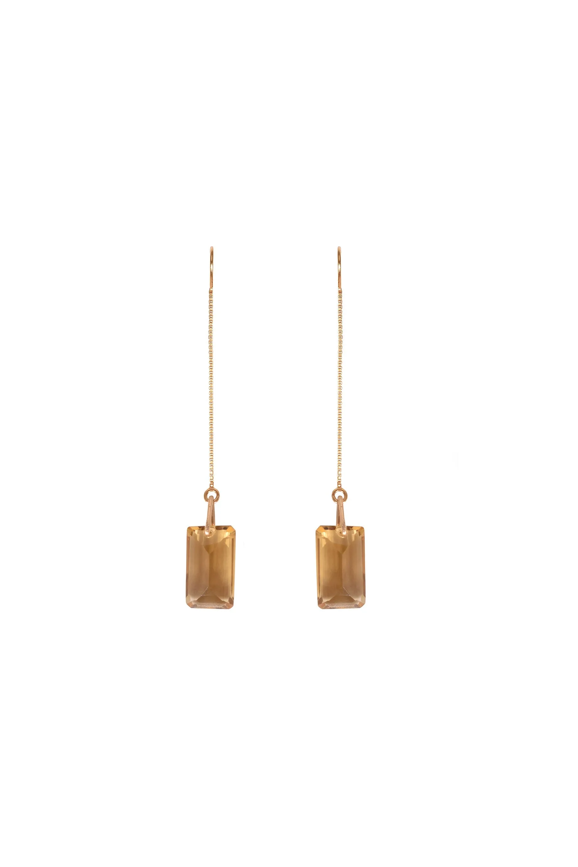 Alouette Design
 Loop Earring - Amber