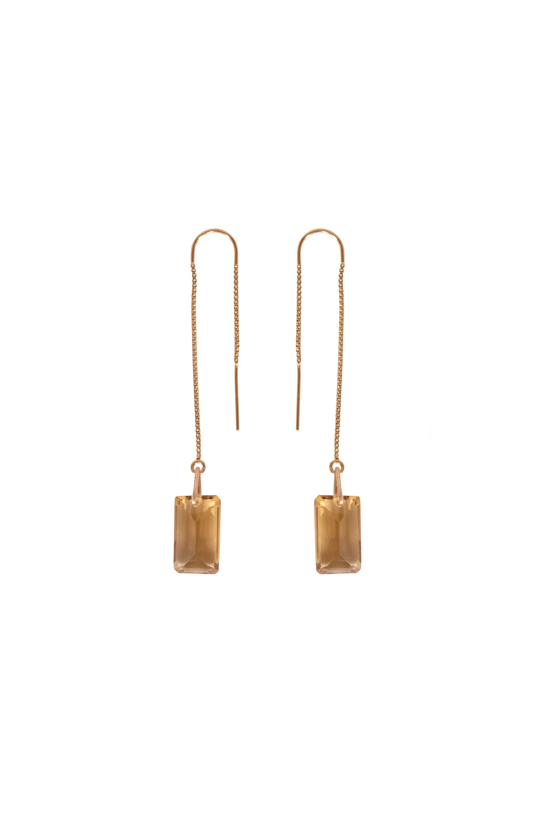 Alouette Design
 Loop Earring - Amber