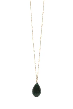 Alouette Design
 Quartz Necklace - Emerald