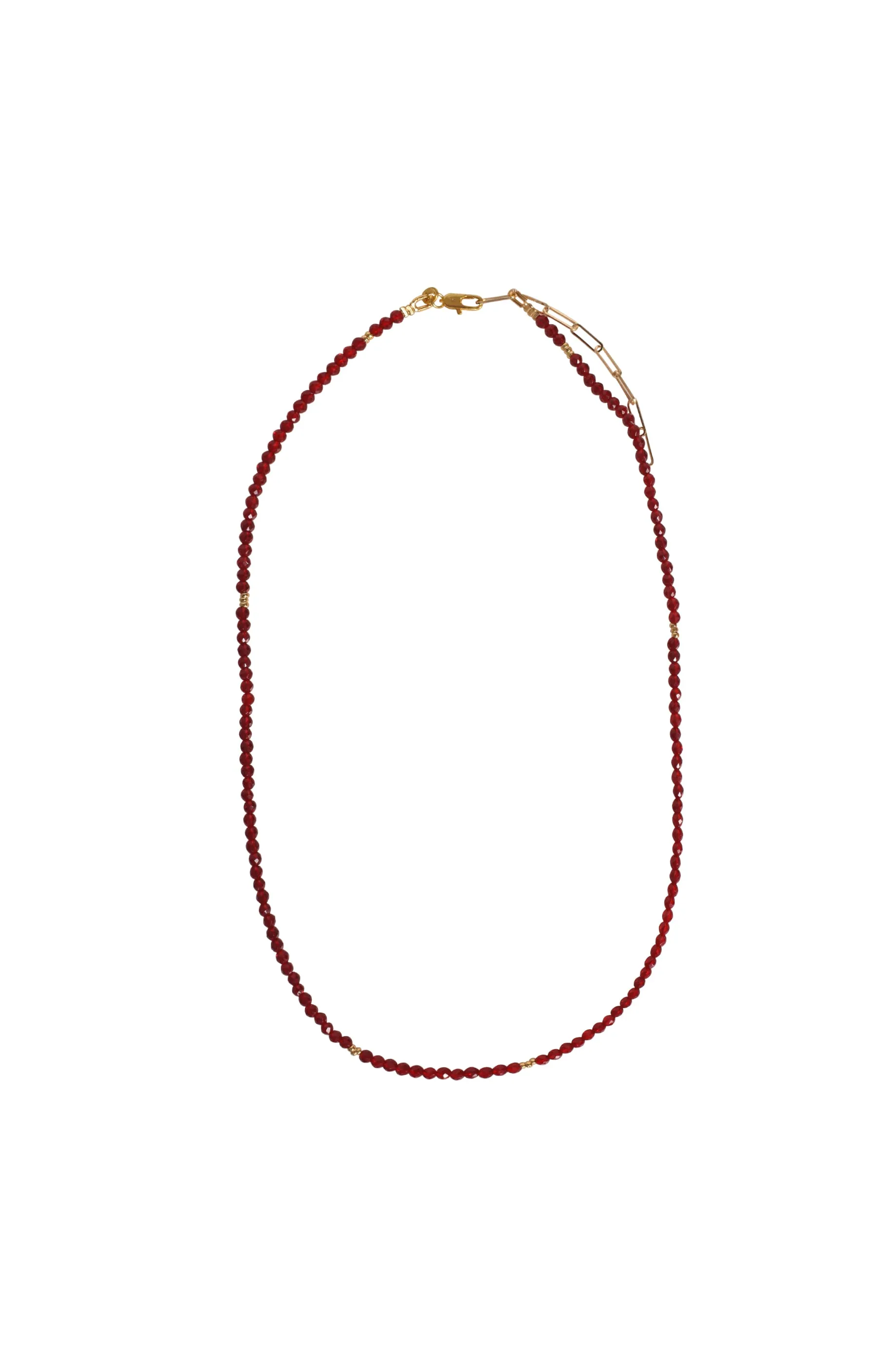 Alouette Design
 Seed Necklace - Red