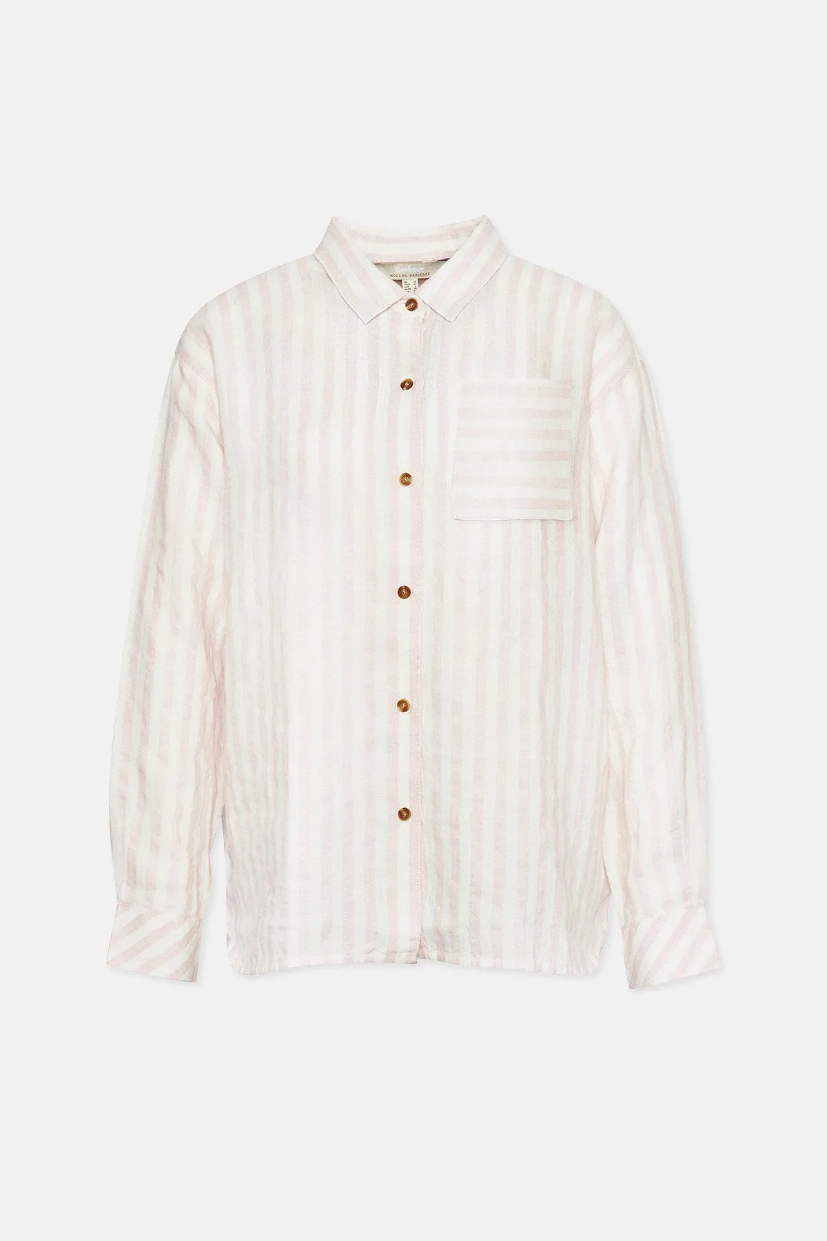 Annie Striped Linen Shirt