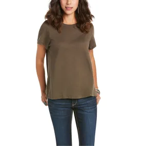 Ariat Ladies Dream Catcher Wellie Olive Tee Shirt 10034822