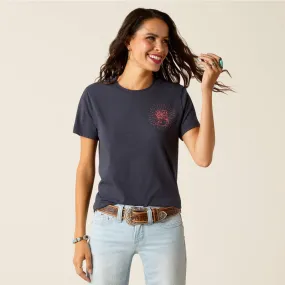 Ariat Ladies Genuine T-Shirt - Admiralty Blue Heather - 10051297