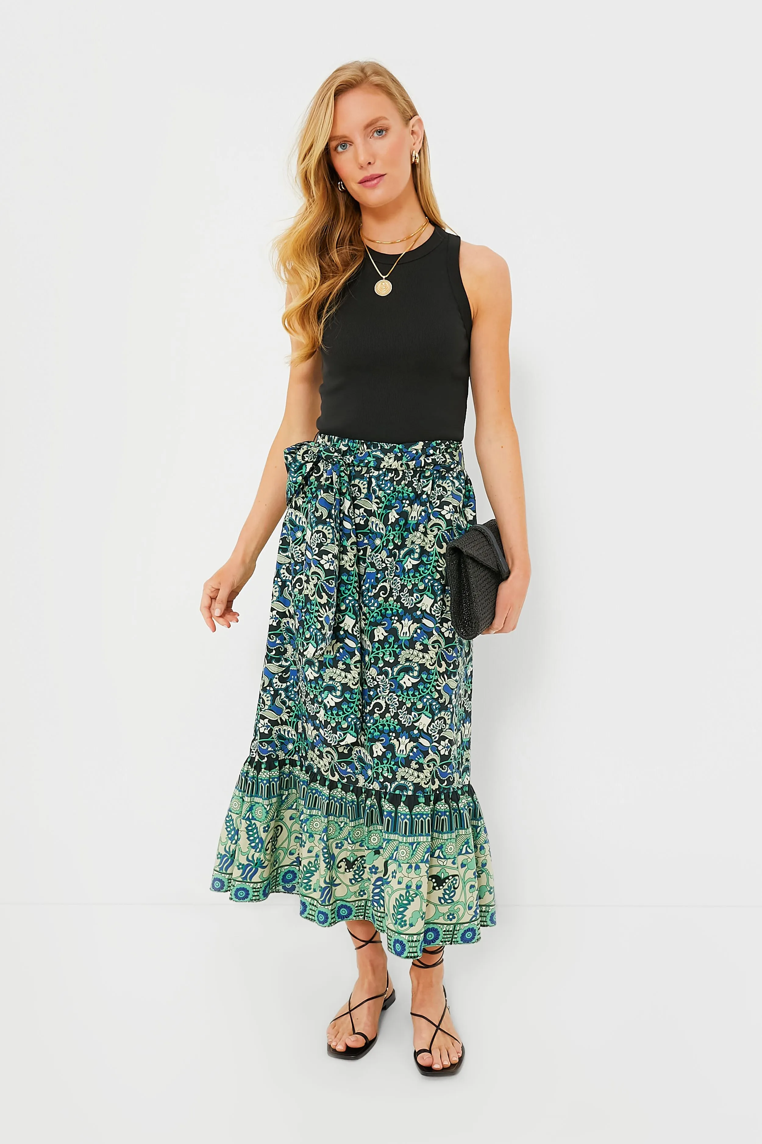 Batik Floral Hampton Skirt