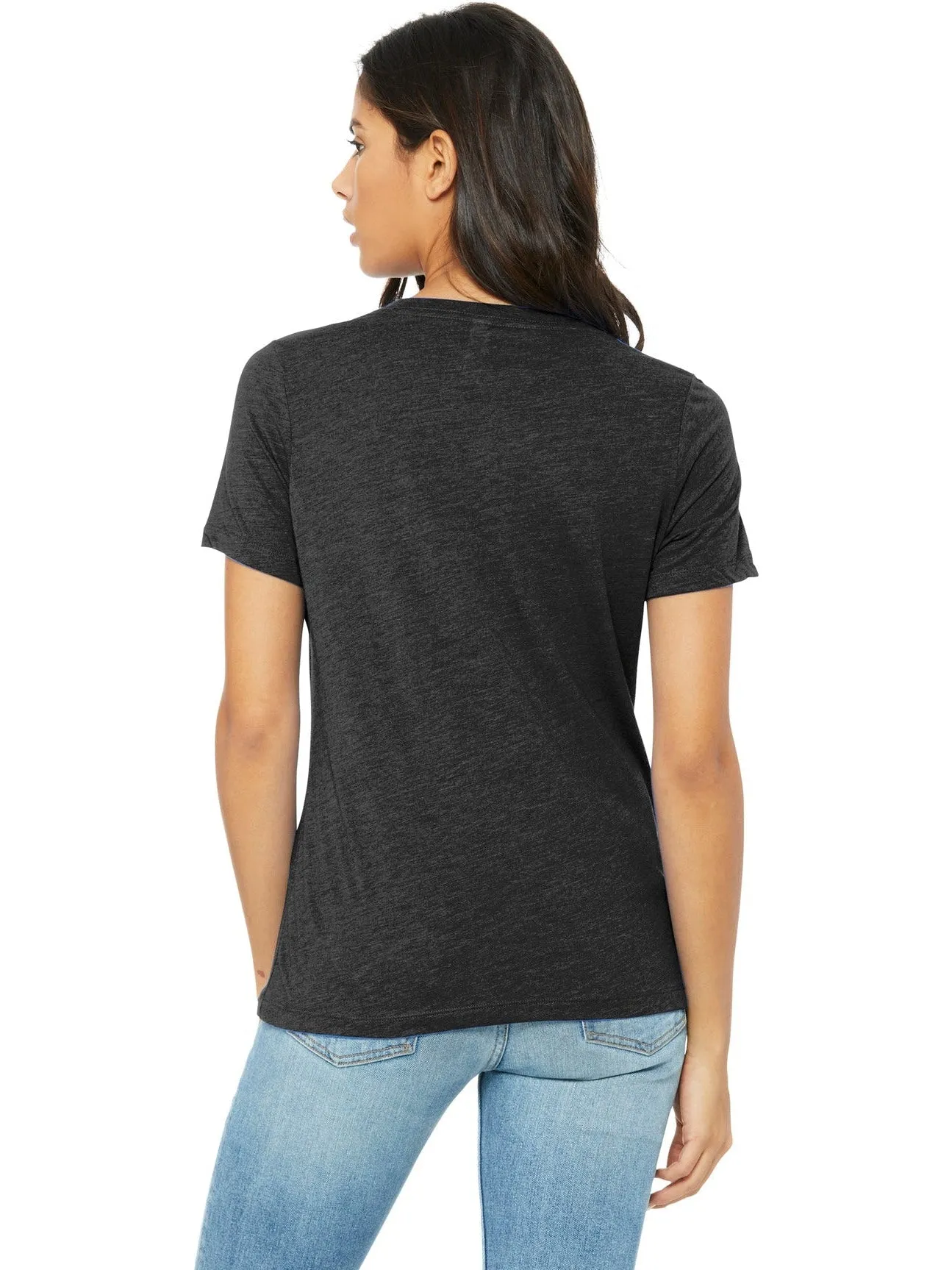 Bella Canvas Ladies Relaxed Triblend V-Neck Tee