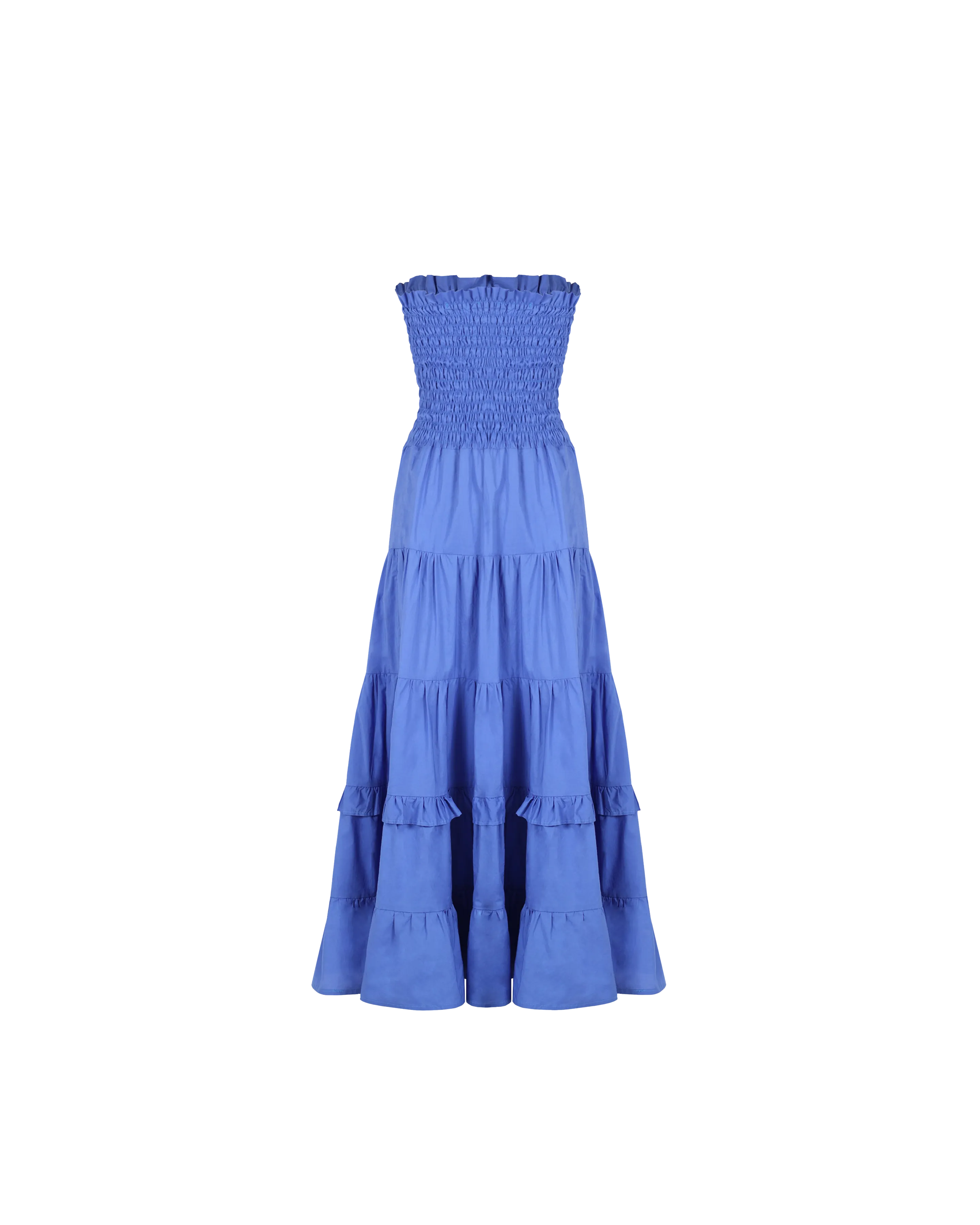 BIRD MAXI DRESS PERIWINKLE