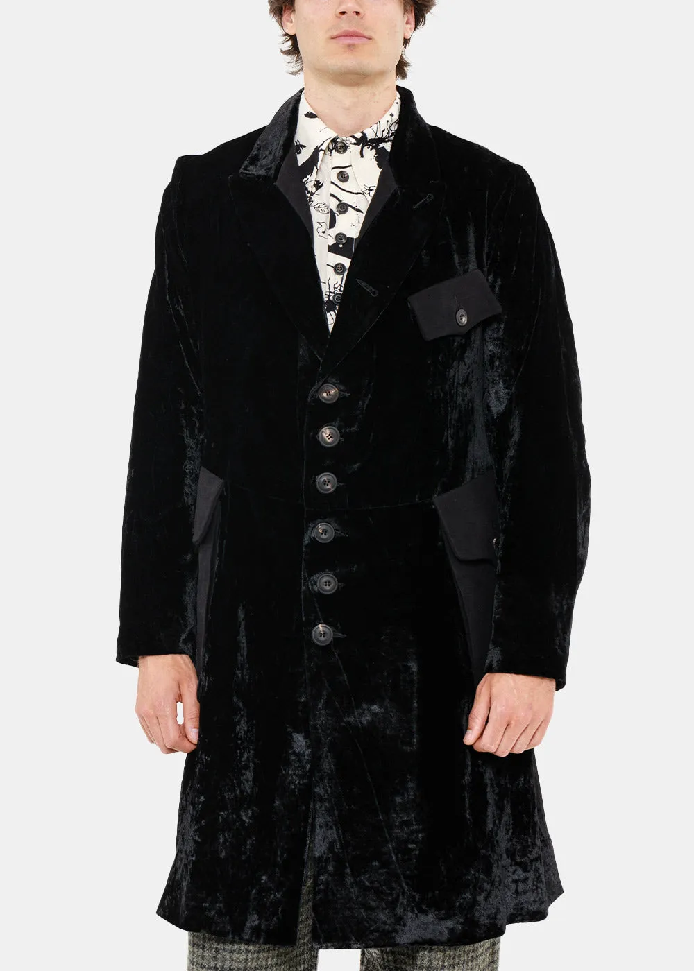 Black C10 Peterloo Coat