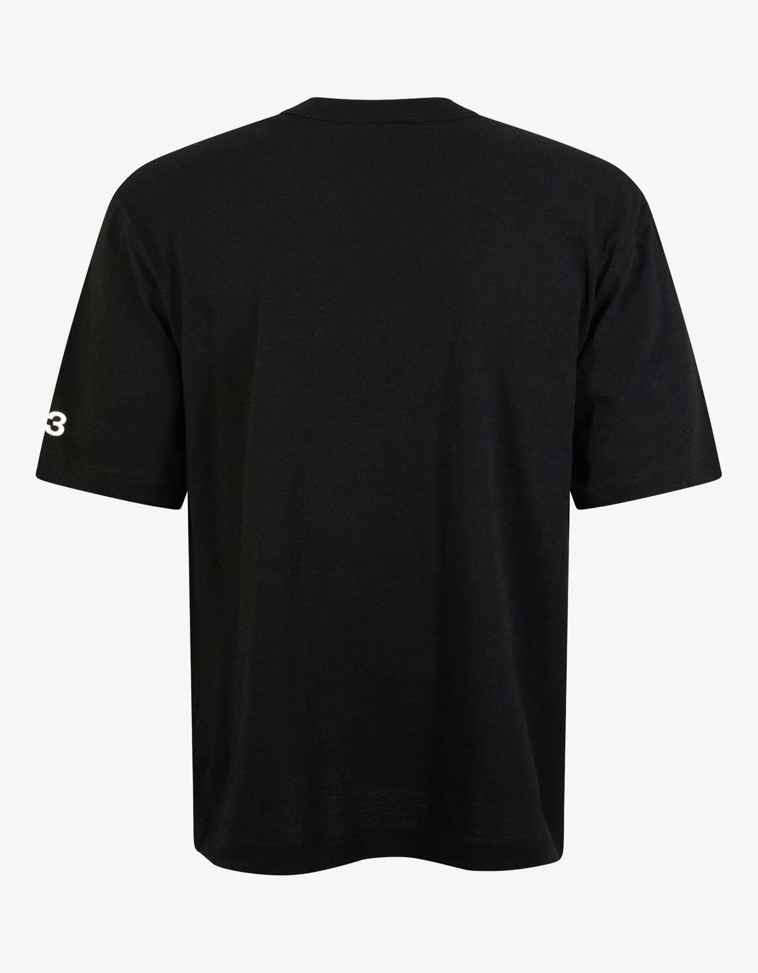 Black Distressed Logo Print T-Shirt