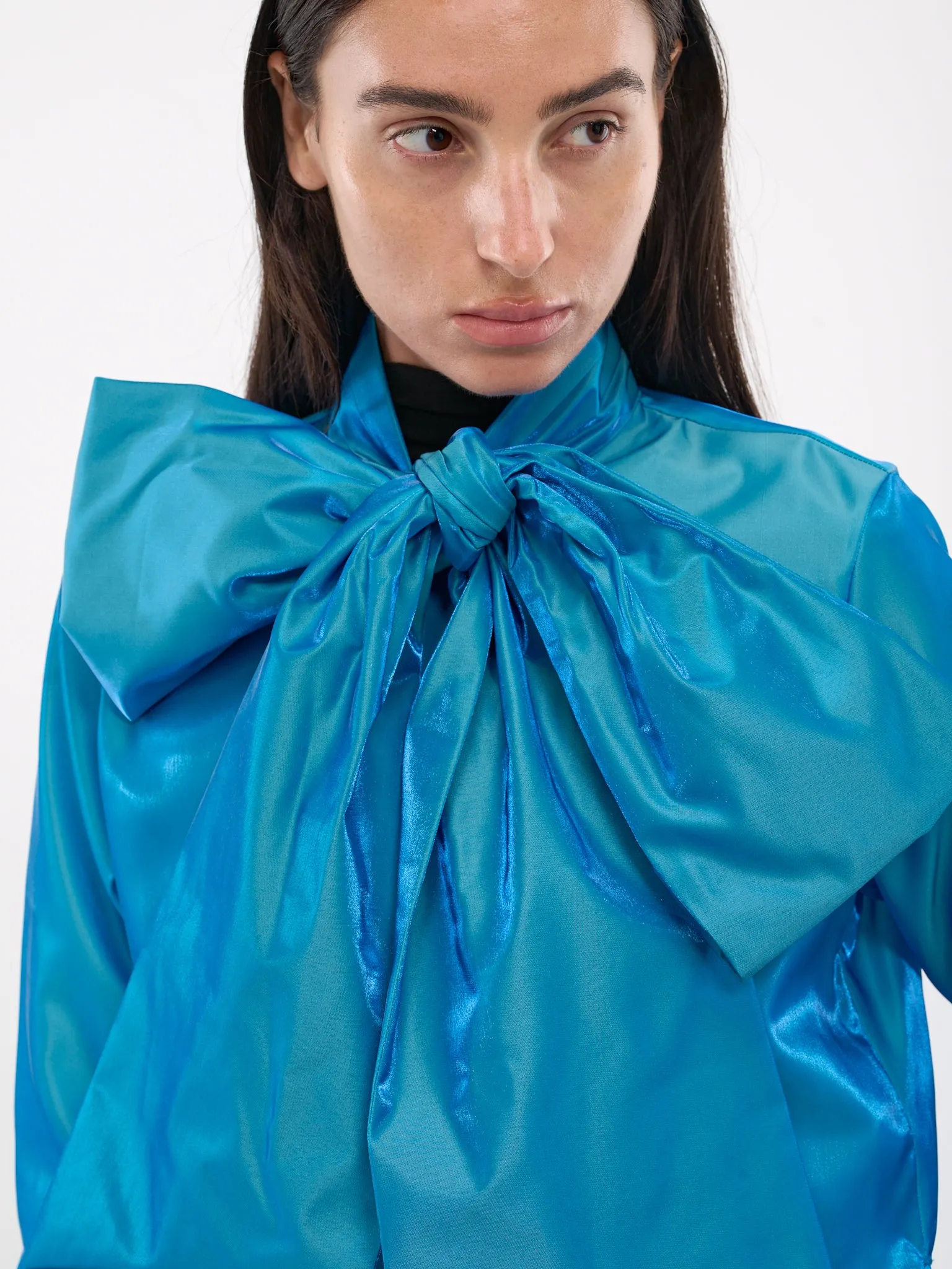 Bow Blouse (3N-B003-051-BLUE)