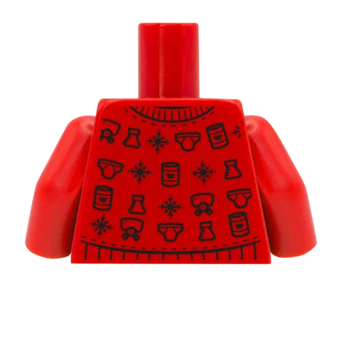 Bricking Bad Christmas Jumper - CUSTOM DESIGN MINIFIGURE TORSO