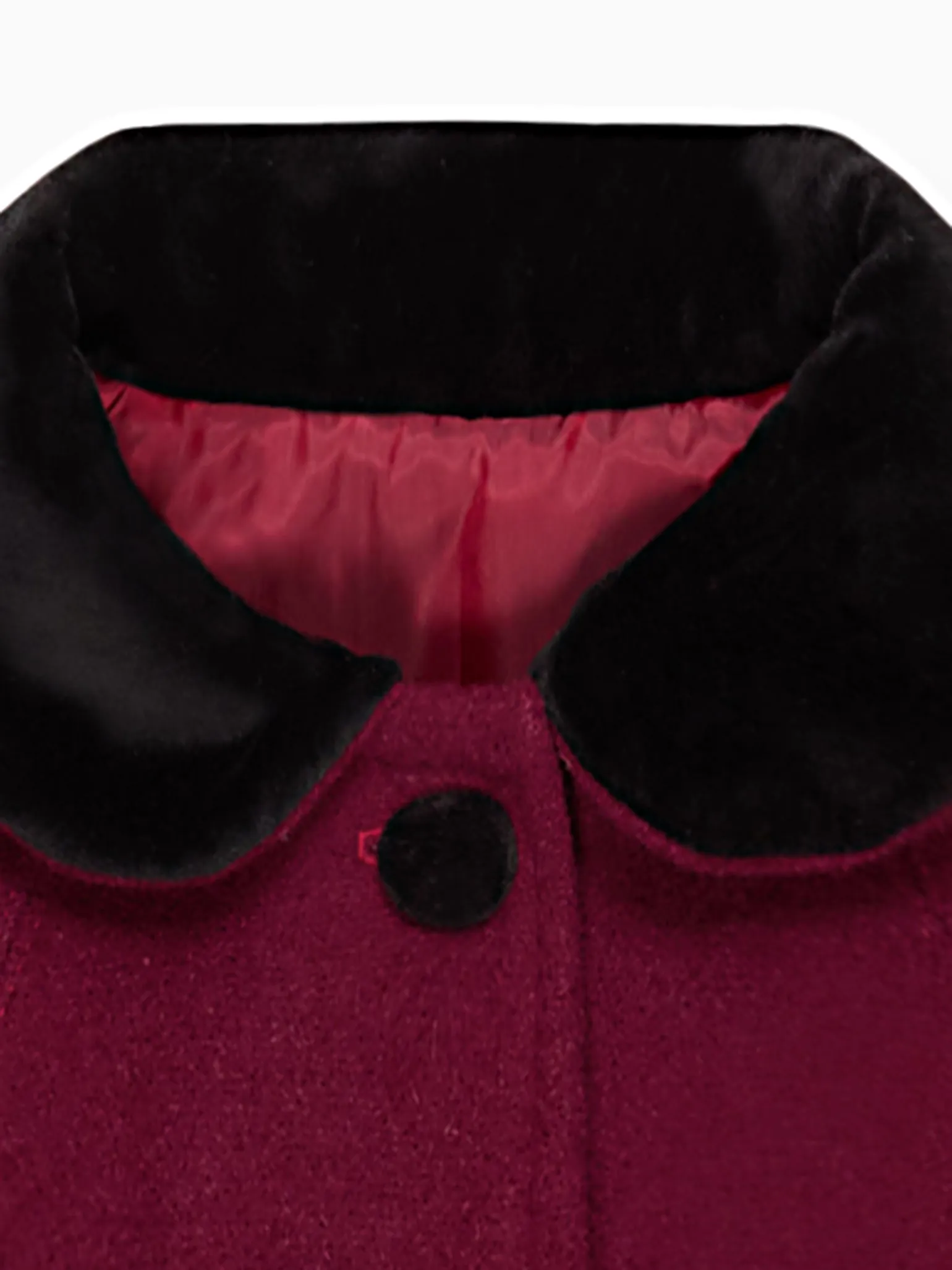 Burgundy Clara Girl Cape