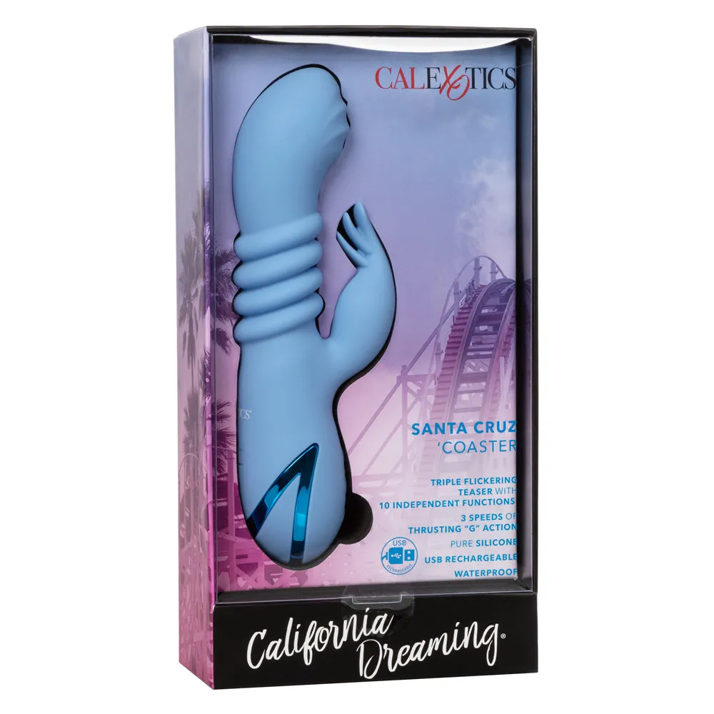 California Dreaming Santa Cruz Coaster Thrusting Rabbit Vibrator