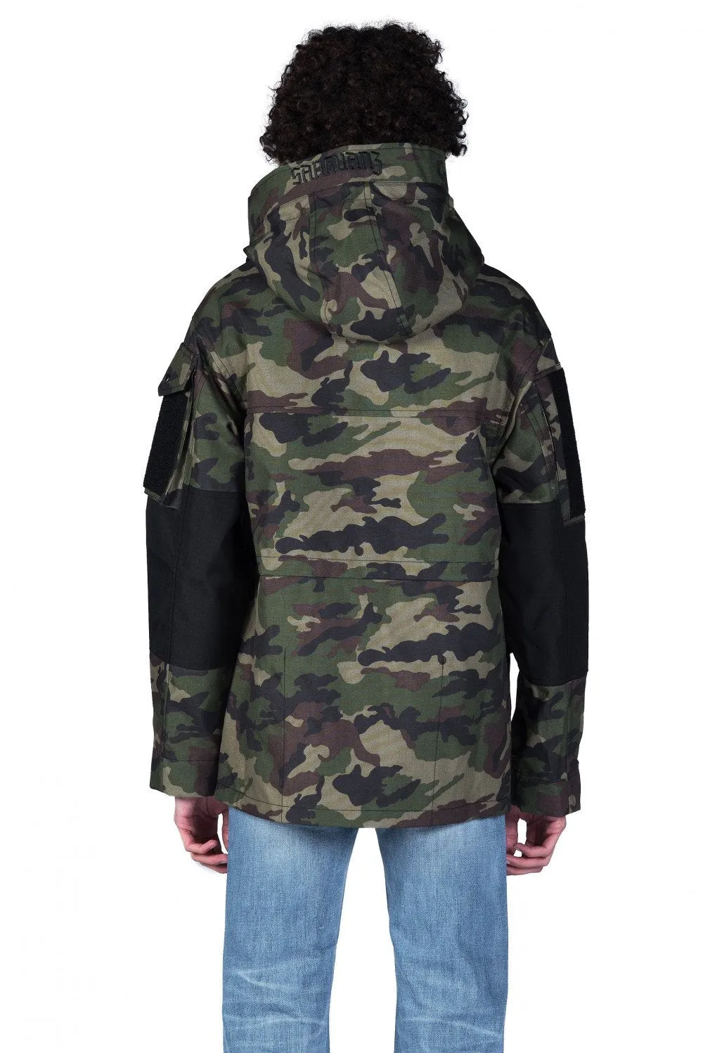 Camo Hooded Coat