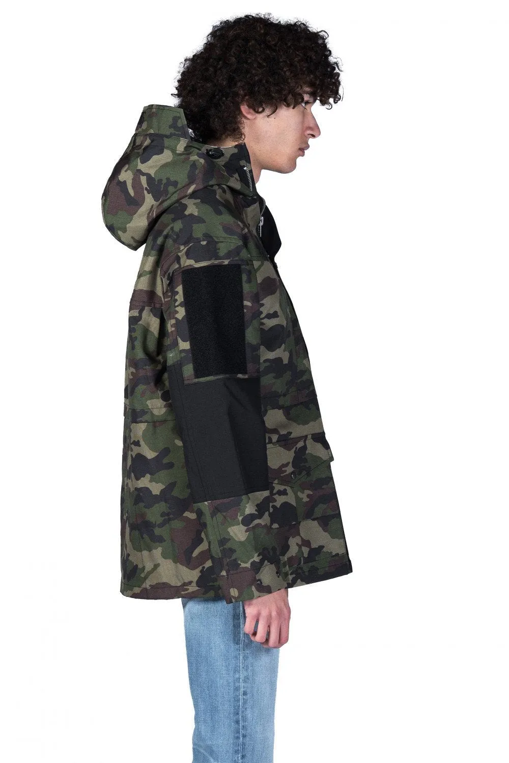 Camo Hooded Coat