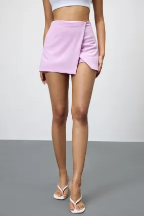 Carnation Pink Korean Mini Skort