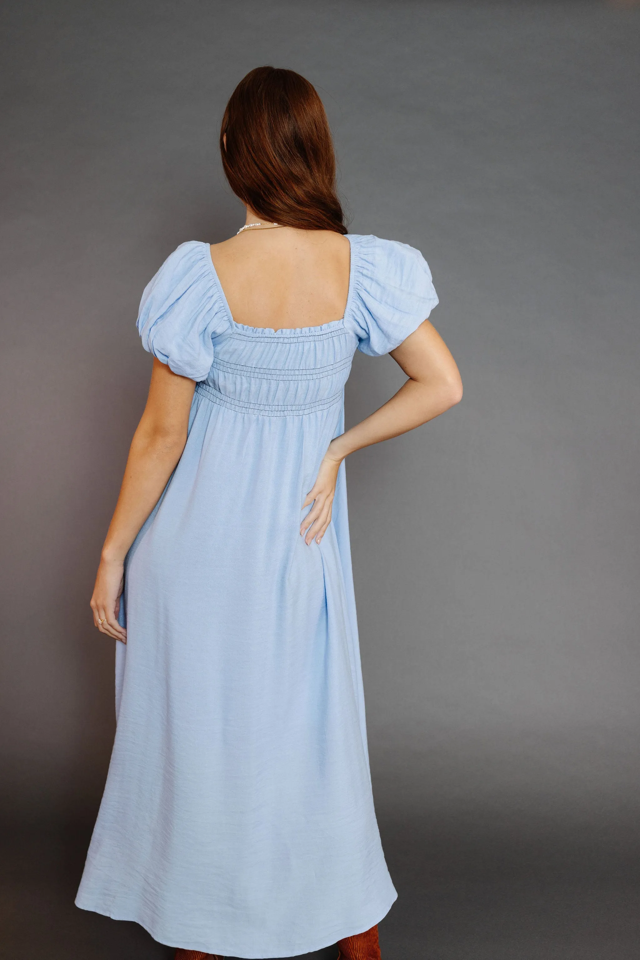 Caspian Dress in Baby Blue