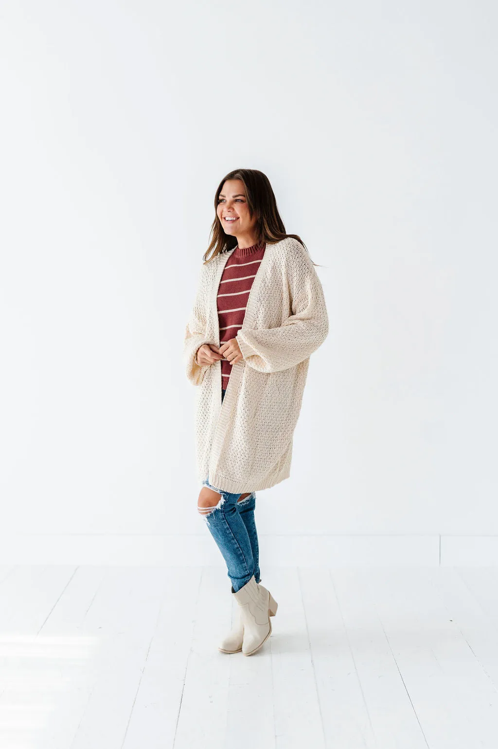 Chilton Cardigan in Oatmeal