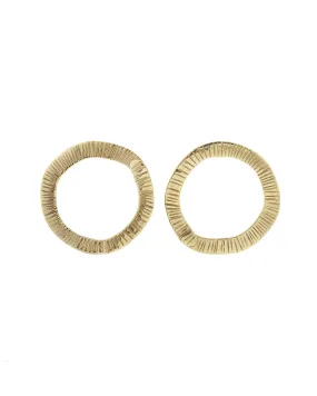 Circle Striped Earrings