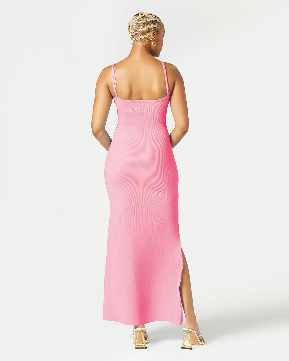 Convertible Slit Maxi Dress