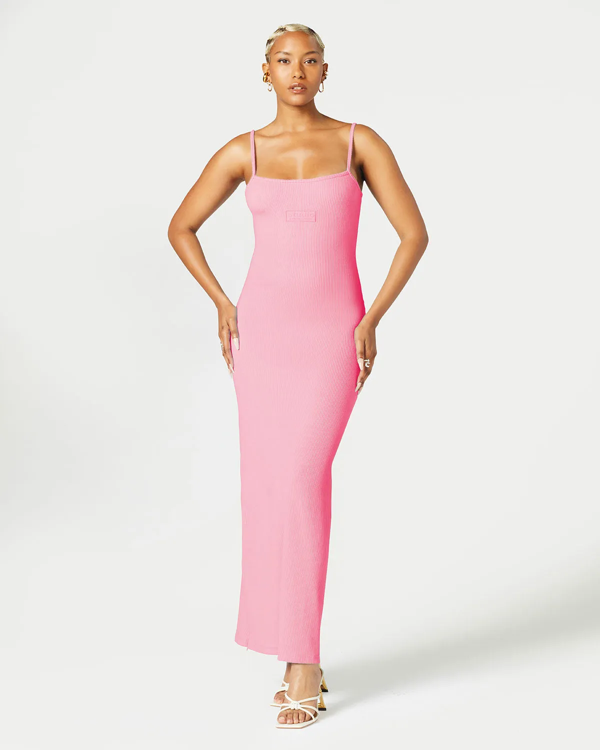 Convertible Slit Maxi Dress