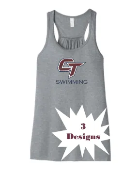 CT Swimming  Ladies and Girls Tank- matte or glitter