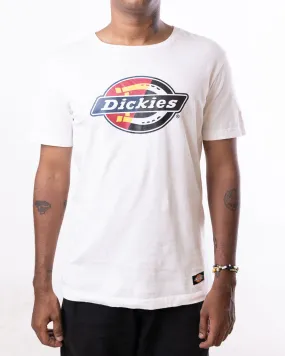 DICKIES SPLIT DOUBLE LOGO TEE WHITE