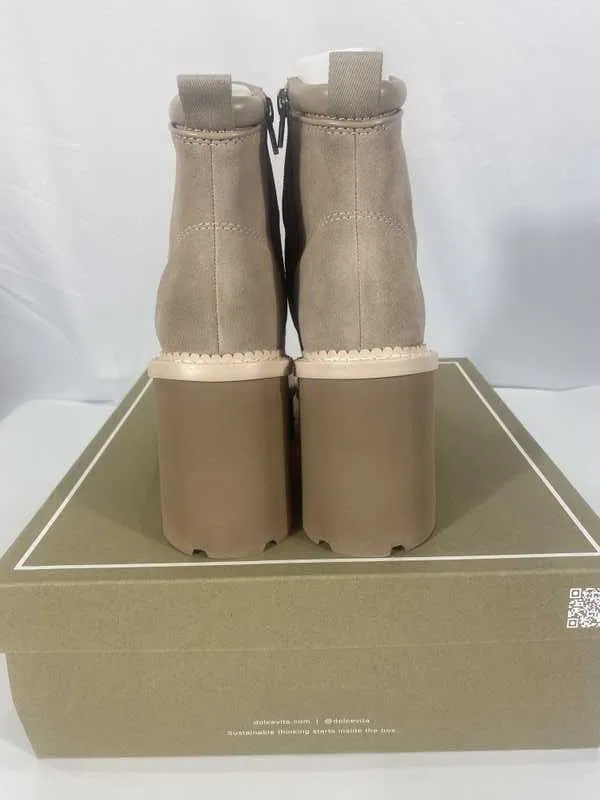 DOMMIE BOOTS TAUPE SUEDE - re:vita