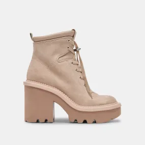 DOMMIE BOOTS TAUPE SUEDE - re:vita