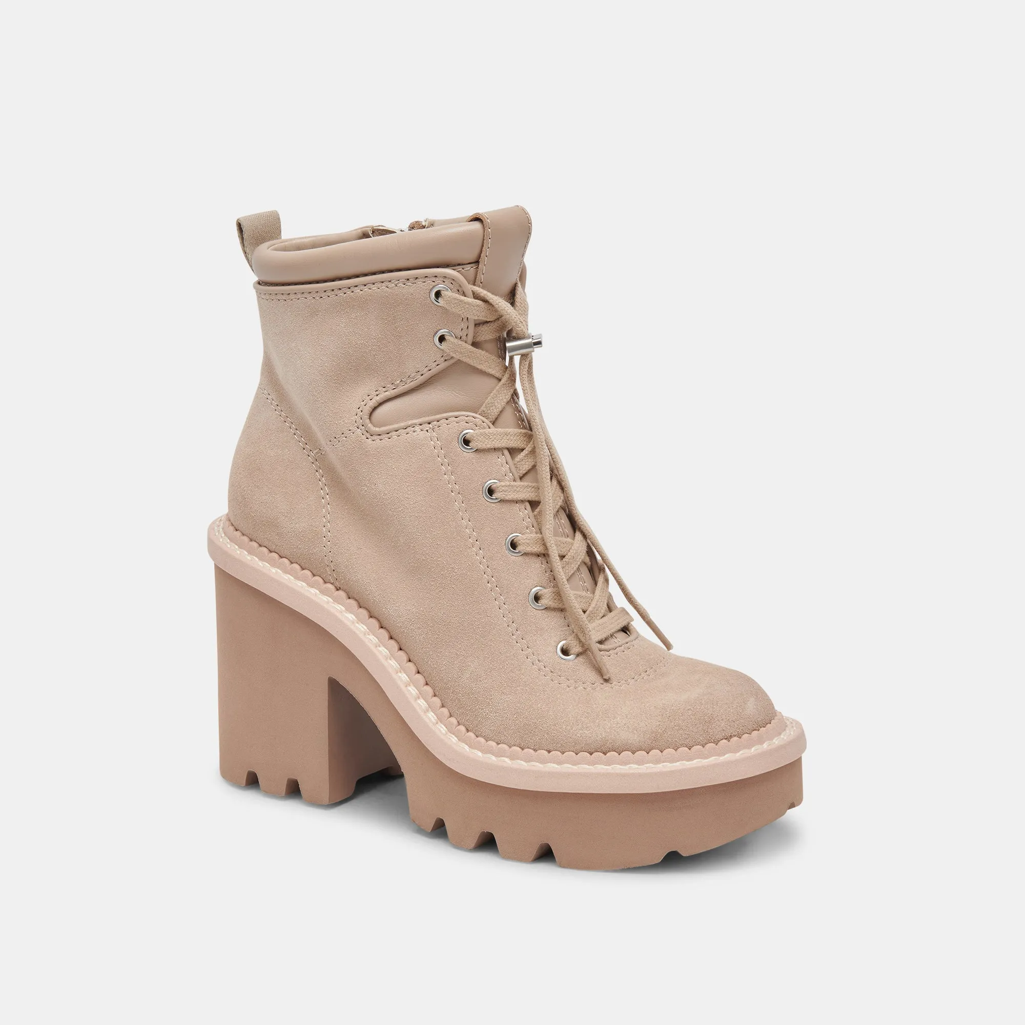 DOMMIE BOOTS TAUPE SUEDE - re:vita