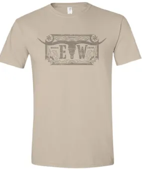 Ely Cattleman Vintage Distressed Skull T-shirt