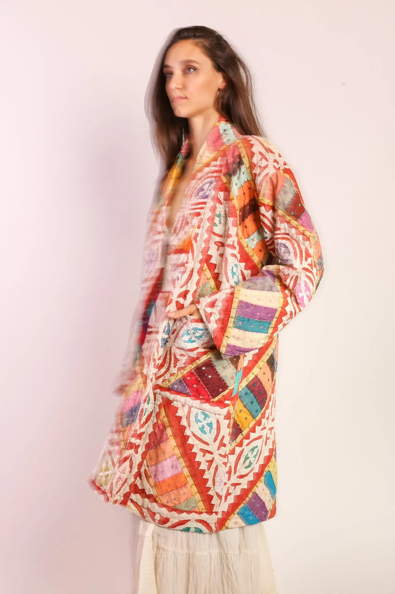 EMBROIDERED COAT JACKET MAHELI