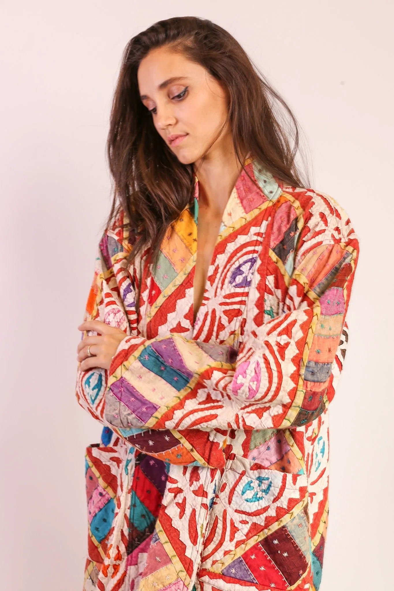 EMBROIDERED COAT JACKET MAHELI