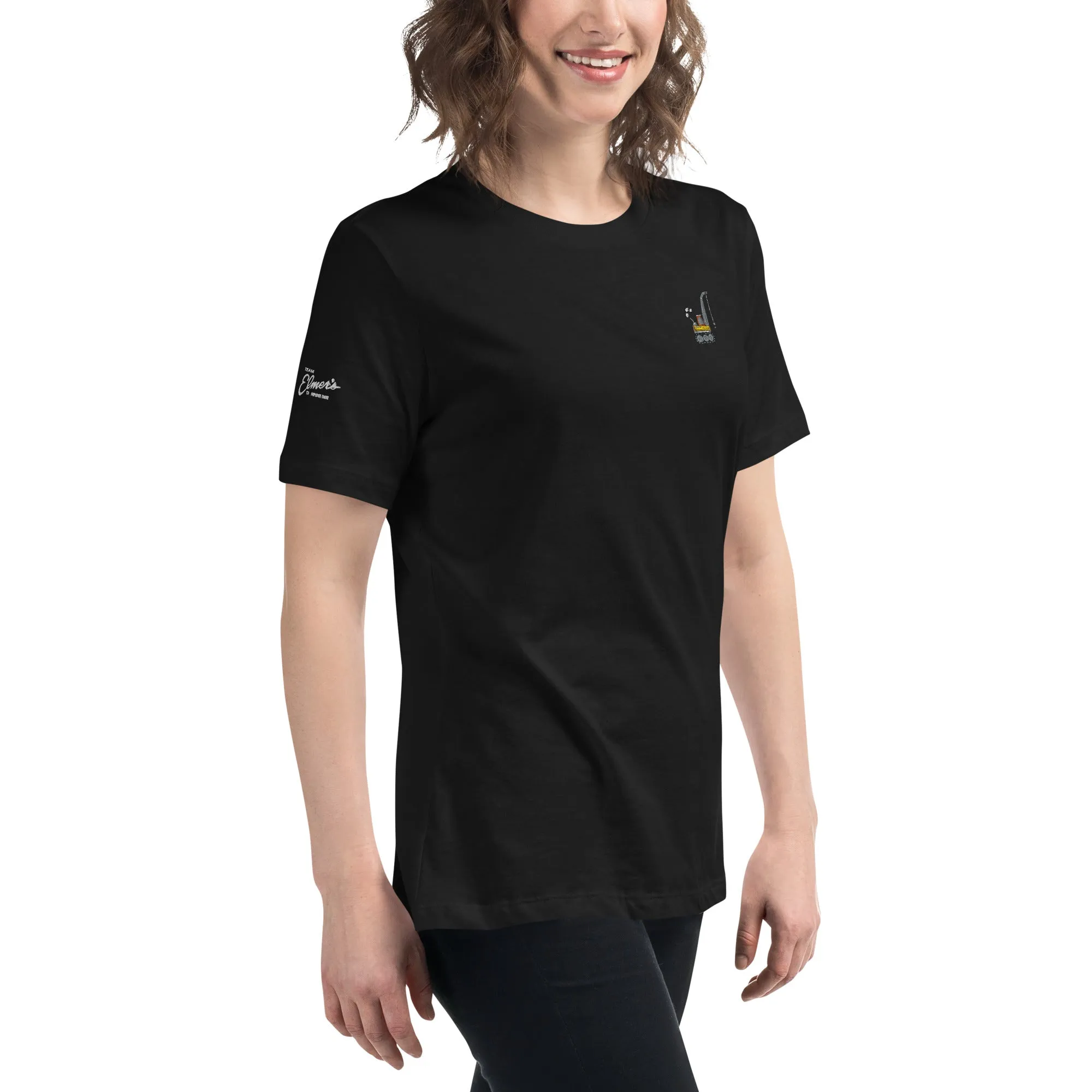 Embroidered Crane Women's Relaxed T-Shirt