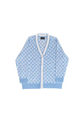 Everyday Kids Monogram Cardigan - Baby Blue