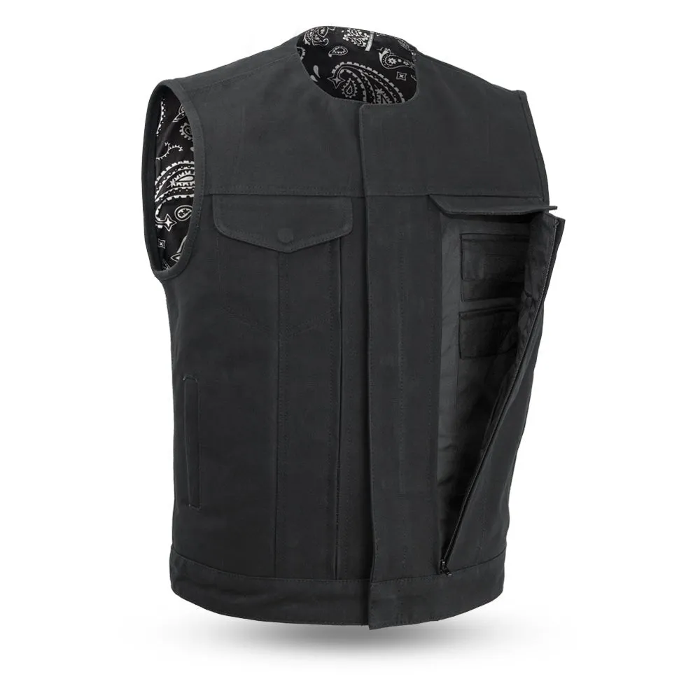 Fairfax V2 Men's Motorcycle Canvas Vest