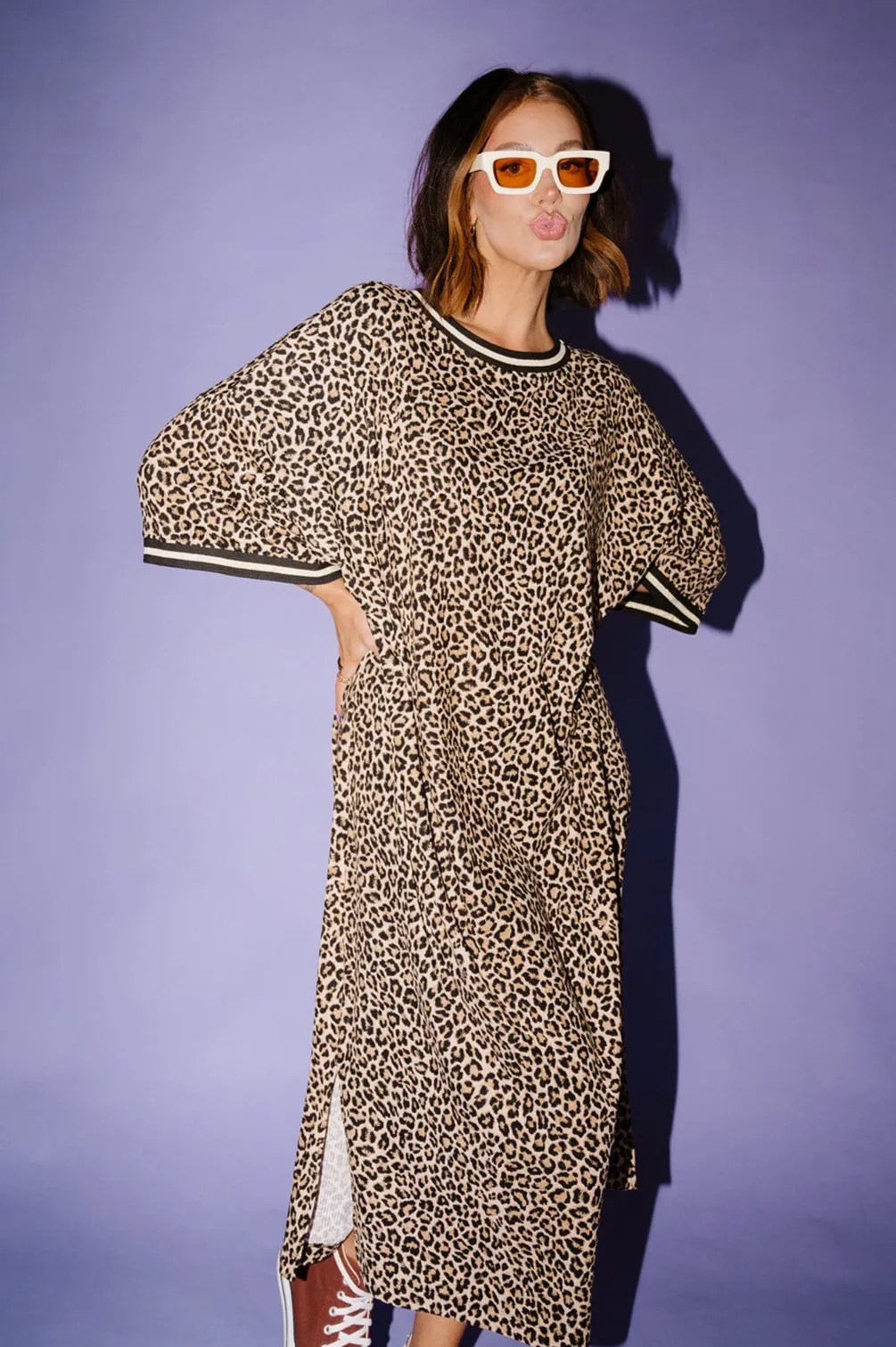 Frankie Dress in O.G. Leopard